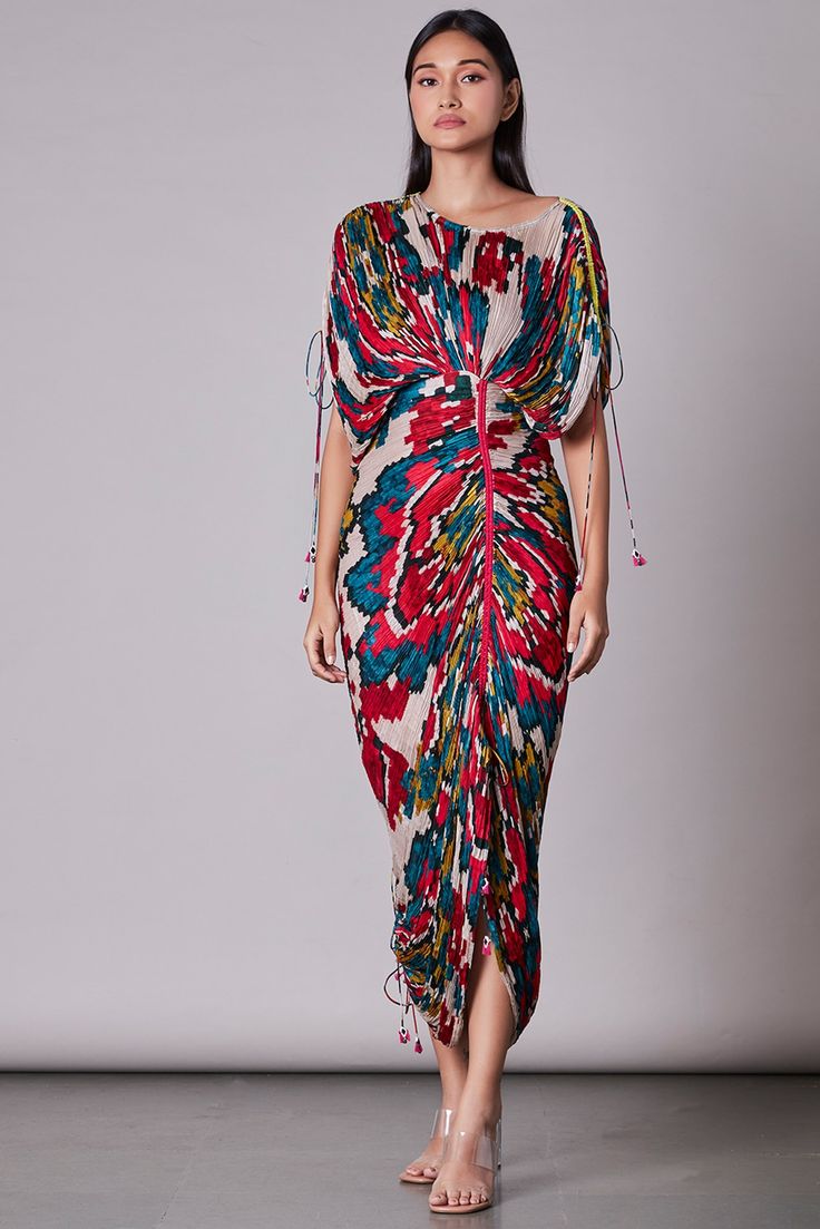 Festive Kaftan-Inspired Dress